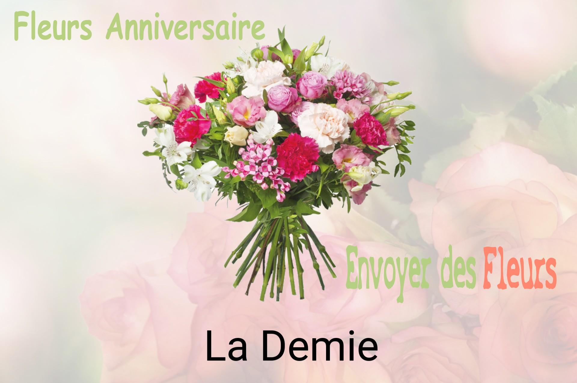 Bouquet de fleurs d’anniversaire livré à La Demie